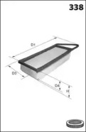 LUCAS FILTERS lfaf281 -  Воздушный фильтр
